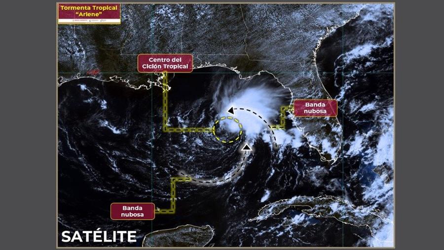  "Arlene", primera tormenta tropical de la temporada en el Atlántico