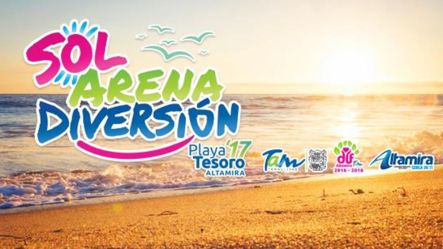 Presenta alcaldesa de Altamira el programa “Sol, Arena y Diversión 2017, playa Tesoro’