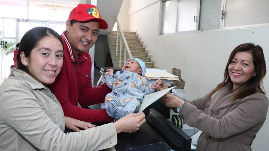 Promueve DIF Madero campaña permanente de registro al nacer