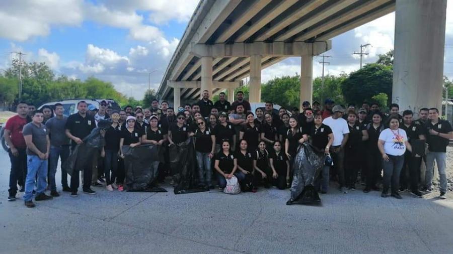 Atienden jóvenes llamado del Gobierno de Reynosa para sanear la ciudad