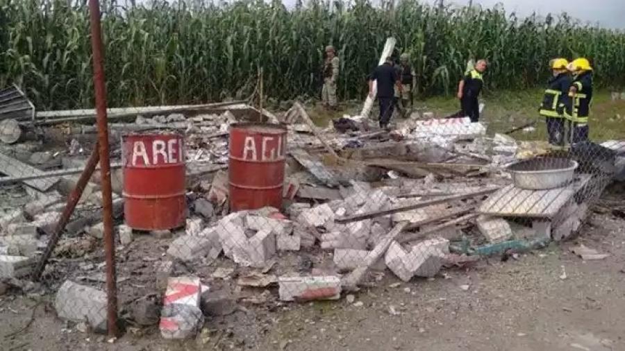Se registra explosión de polvorín en Amecameca