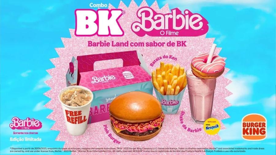 Burger King lanza combo inspirado en la película de Barbie