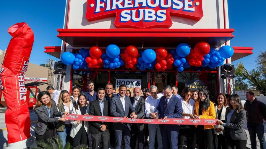 Inaugura Firehouse Sub en Reynosa primera sucursal mexicana de la cadena 