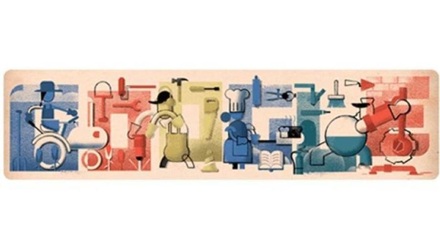 Doodle de Google conmemora Día del Trabajo