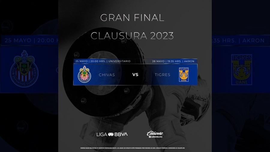 Revelan fechas y horarios para la final entre Chivas y Tigres