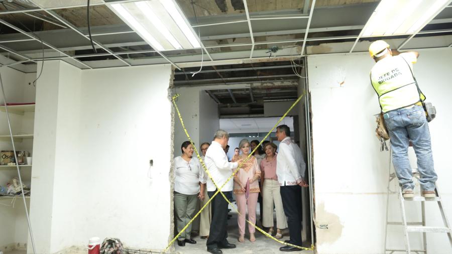 Anuncia gobernador construcción de torre de servicios en Hospital Infantil de Tamaulipas