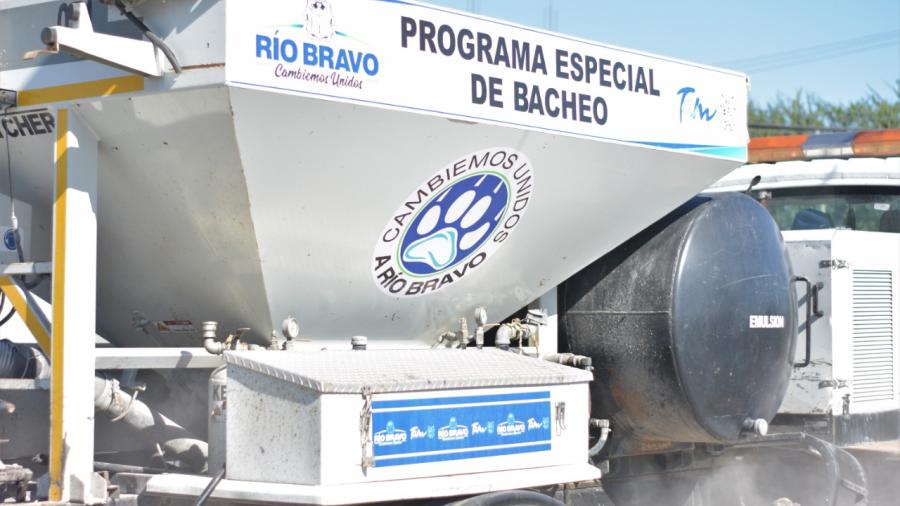 Arranca Programa Especial de Bacheo en Río Bravo