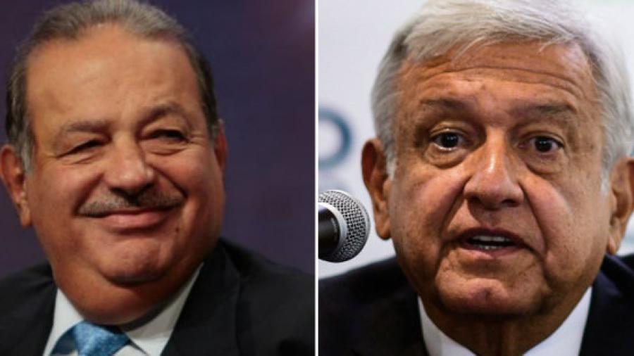López Obrador recibe carta de Carlos Slim