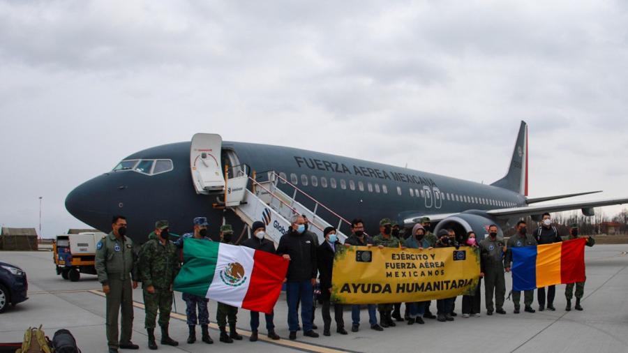 Llega a Rumania avión que repatriará a mexicanos que abandonaron Ucrania 