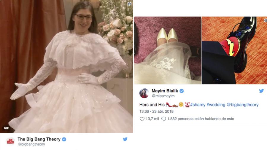 Veamos como es el vestido de novia de Amy en “The Big Bang Theory”