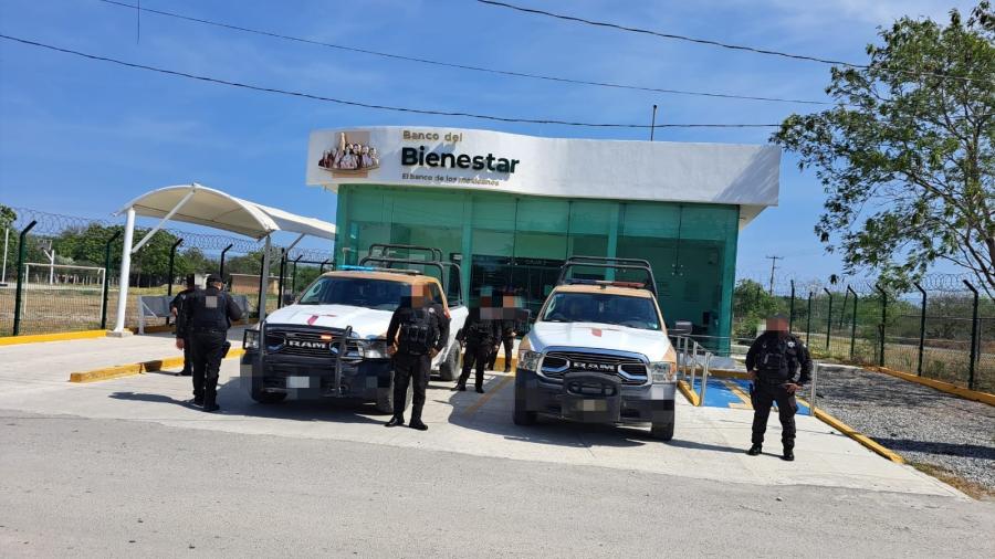 Guardia Estatal redobla vigilancia en instituciones bancarias en días de mayor actividad 