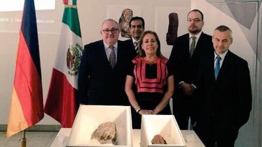 Alemania regresa a México piezas olmecas de 3 mil años