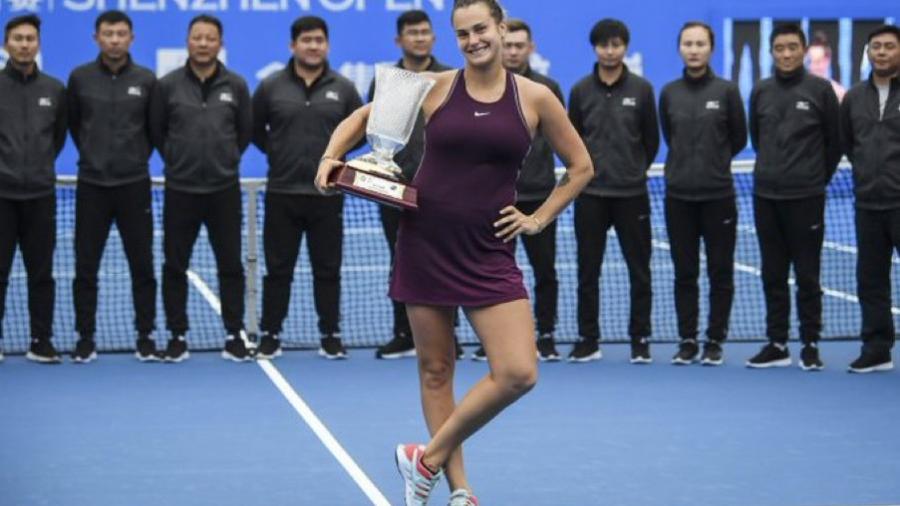 Sabalenka gana el Abierto de Shenzhen