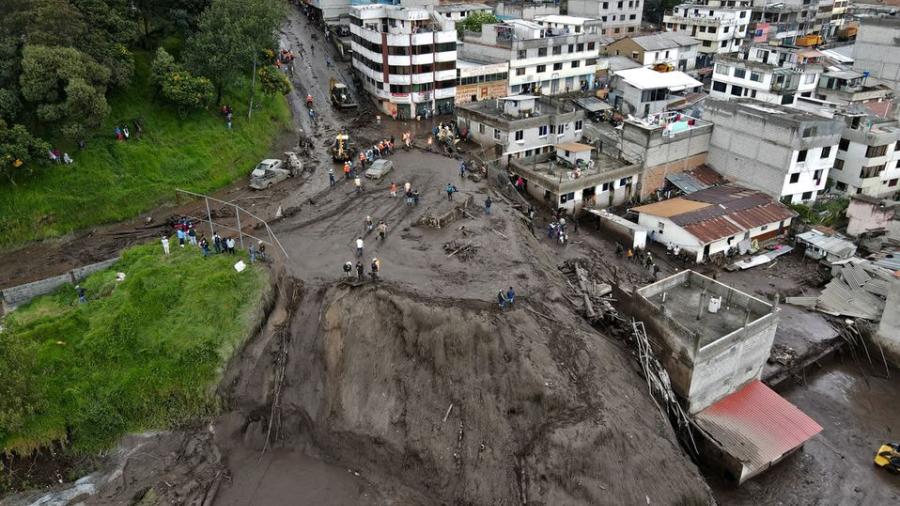 Tras lluvias torrenciales, mueren 22 personas en Ecuador