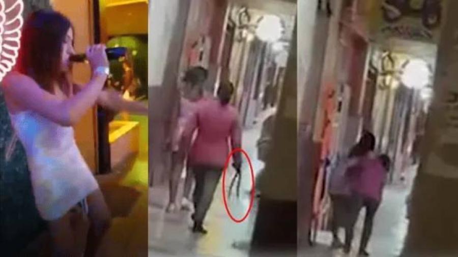 Madre saca a punta de cintarazos a su hija de discoteca 