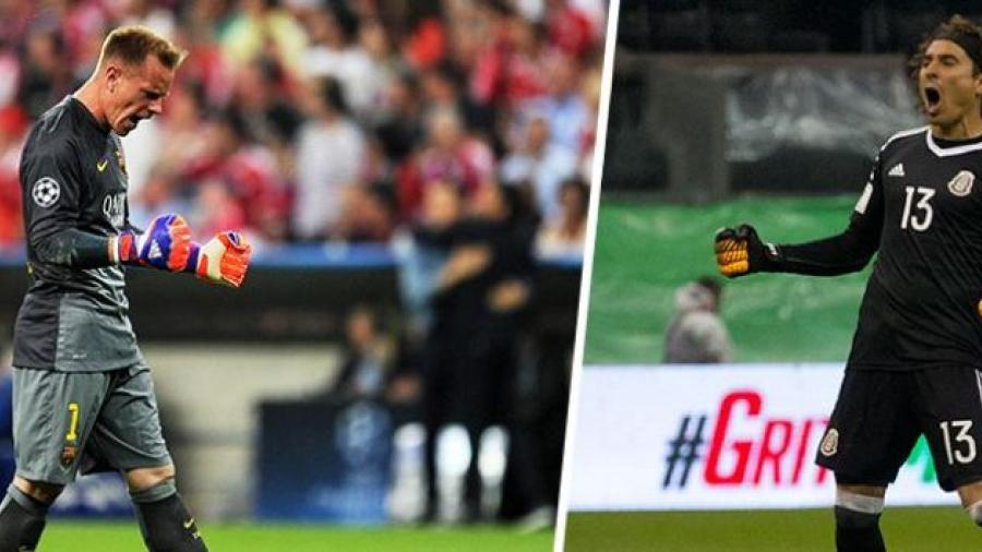Ter Stegen elogia el excelente nivel de juego de Ochoa