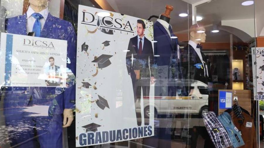 Graduaciones incrementan ventas en comercios de zona centro