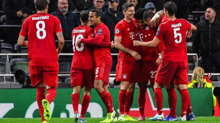 Goleada del Bayern sobre el Tottenham en la Champions League 