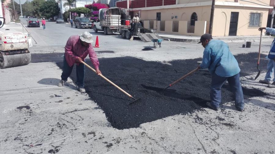 Rehabilita Municipio pavimento en colonias