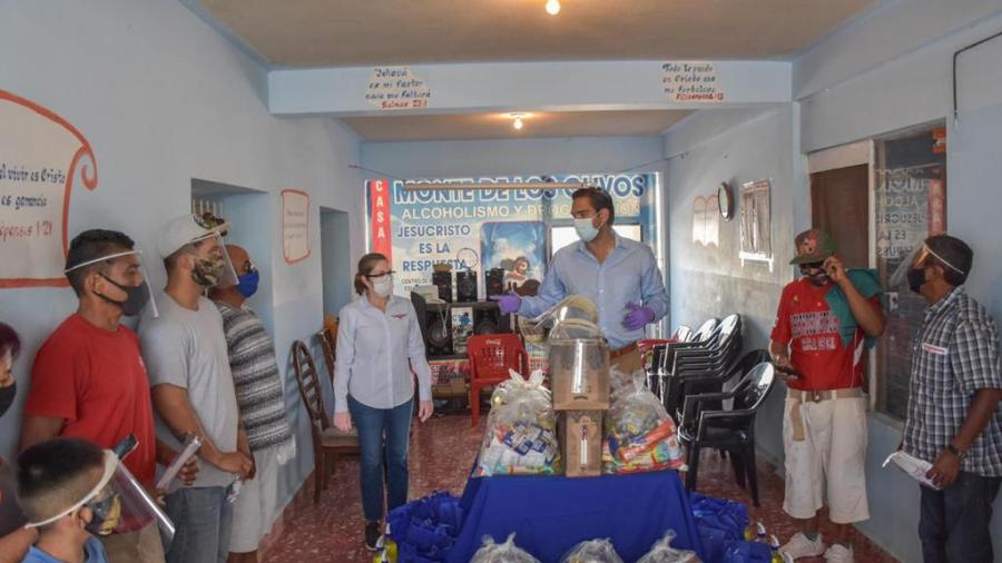 DIF Reynosa entregó diversos apoyos al Centro de Rehabilitación “Monte de los Olivos”