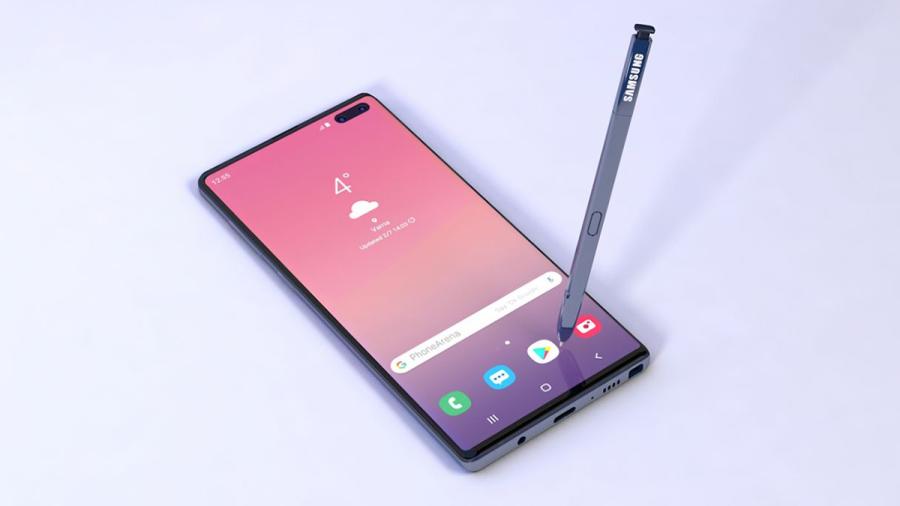 Galaxy Note 10, sin botones físicos ni entrada de audífonos