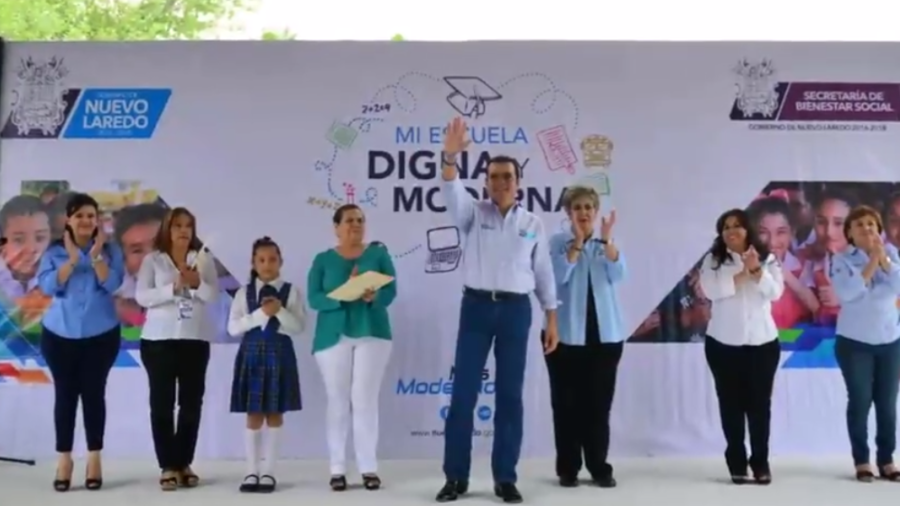 Beneficia Mi Escuela Digna y Moderna a primaria Eugenio Villareal Villareal