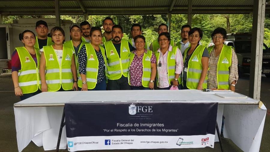 Instalan módulos de Derechos Humanos para migrantes en Tapachula