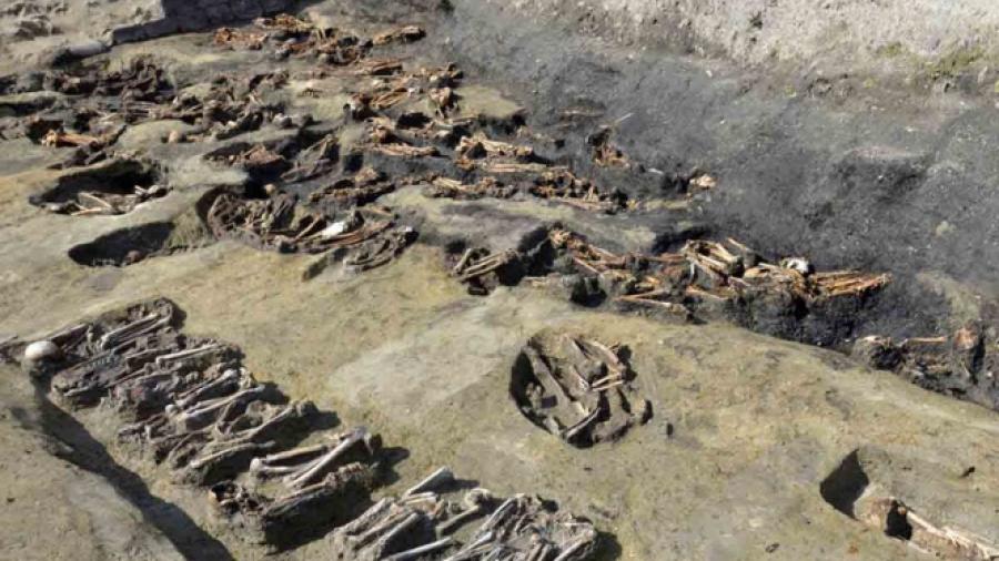 Encuentran fosa con restos de posible pandemia