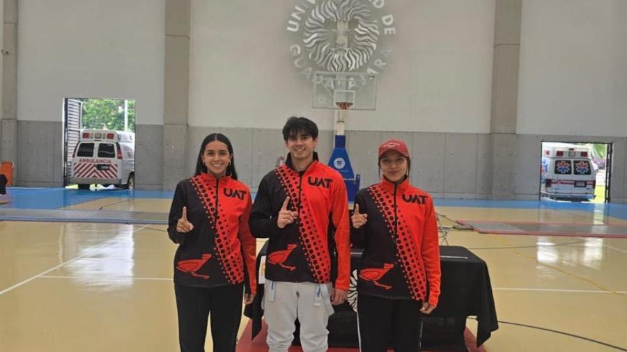 Estudiantes de la UAT conquistan el medallero en el nacional de Esgrima