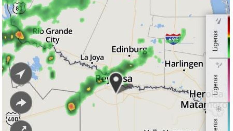 Pronostican lluvias de moderadas a intensas en Reynosa