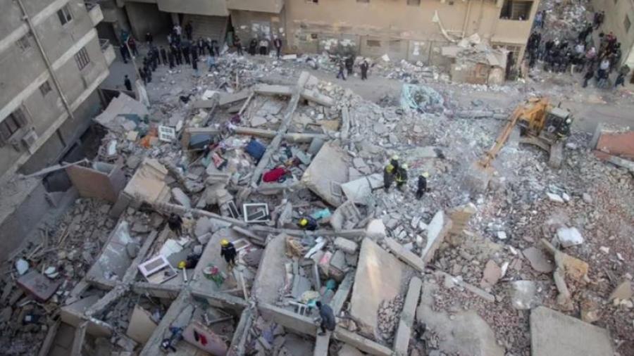 Derrumbe de edificio en Egipto deja un saldo de 18 muertos 