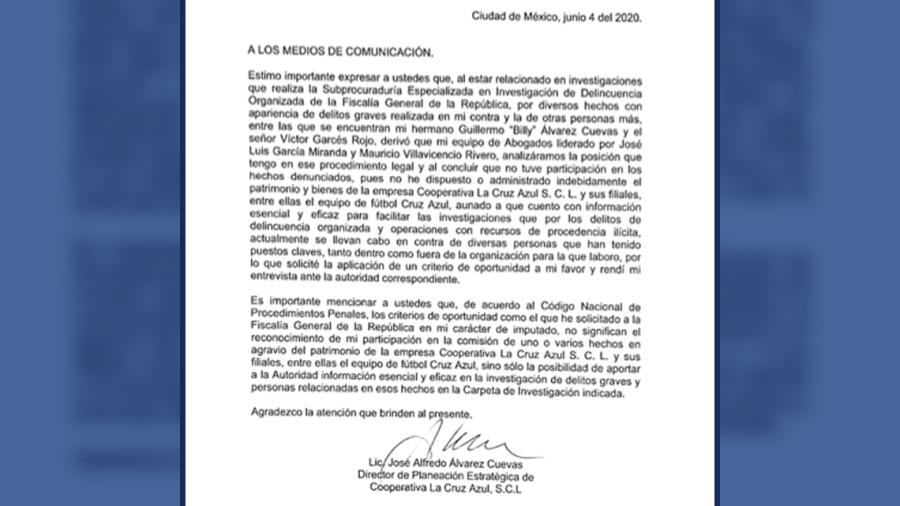 Hermano de Billy Álvarez asegura que no participó en las desviaciones millonarias contra Cruz Azul