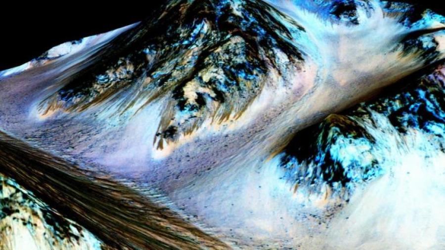 Confirma NASA presencia de agua en Marte