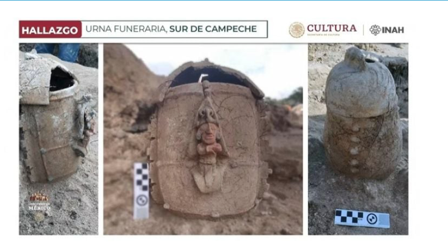 INAH halla urna funeraria en Tramo 7 del Tren Maya