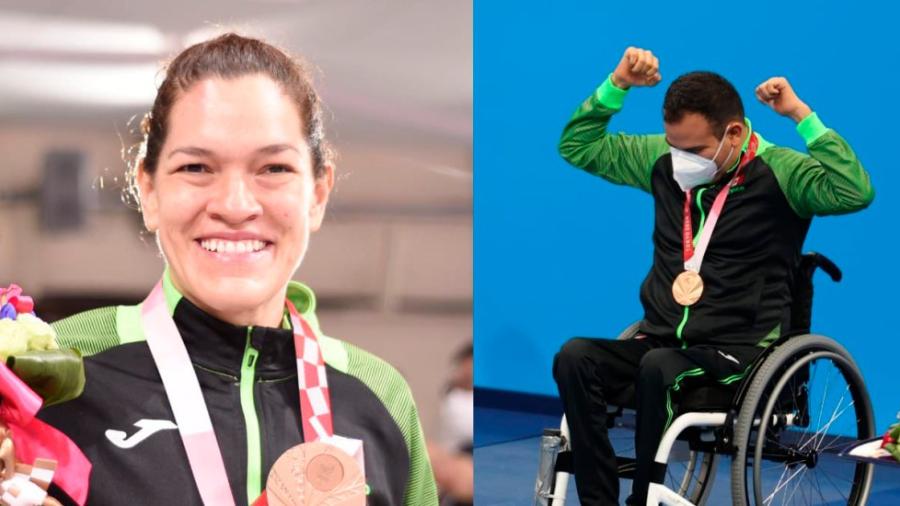 Lenia Ruvalcaba y Diego López se cuelgan el bronce en los Juegos Paralímpicos 