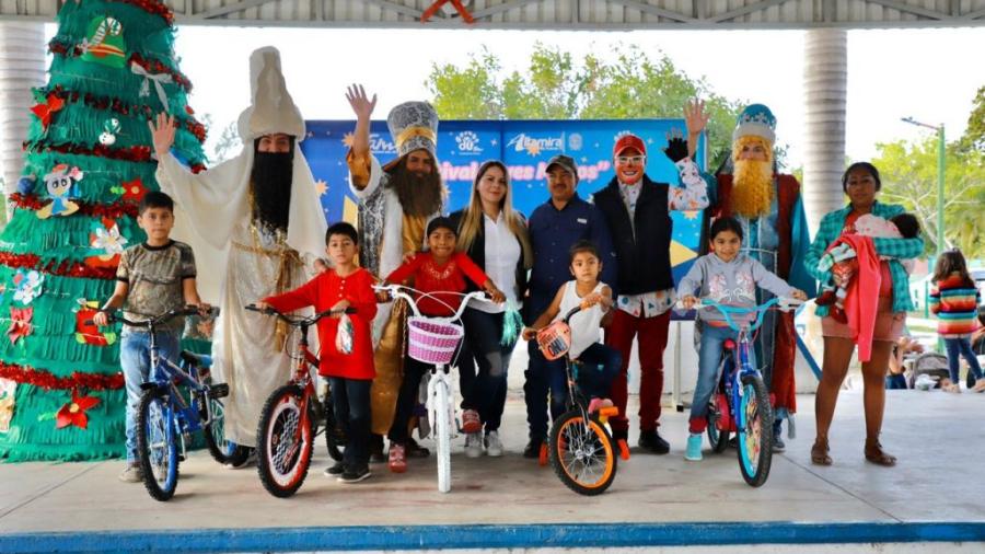DIF Altamira lleva Festival de Reyes Magos a la zona rural