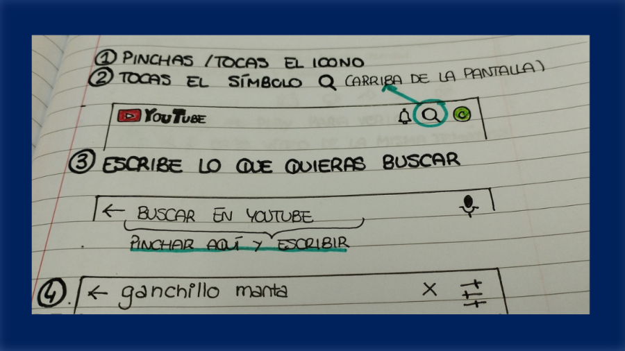 Joven realiza manual para que su abuelita pueda usar la tablet
