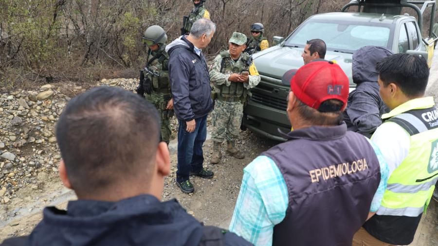 Atienden brigadas de Salud a la población afectada por las lluvias