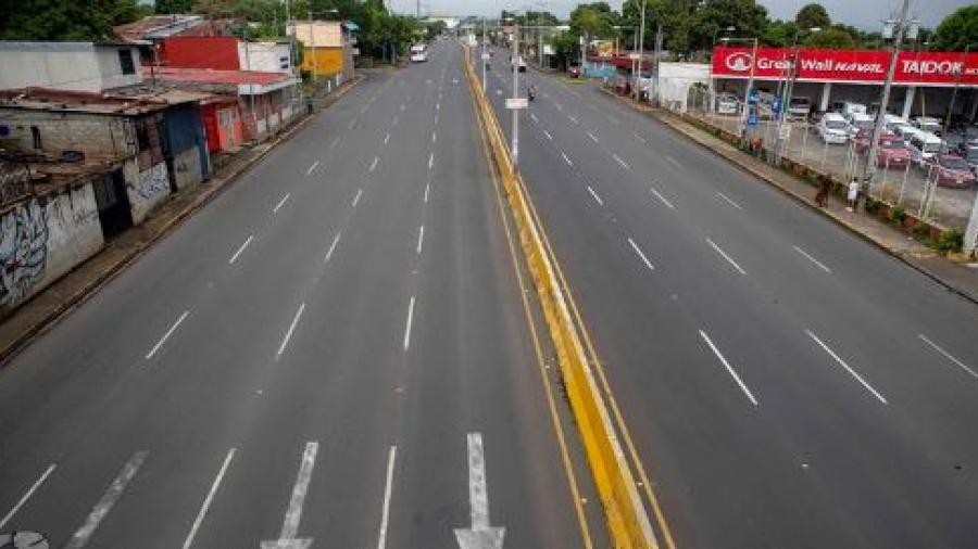 Paro nacional paraliza las calles de Nicaragua