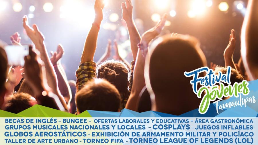 Realizarán Festival Jóvenes Tamaulipas este fin de semana
