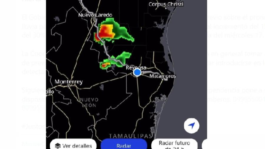 Alertan por probabilidad de lluvias 