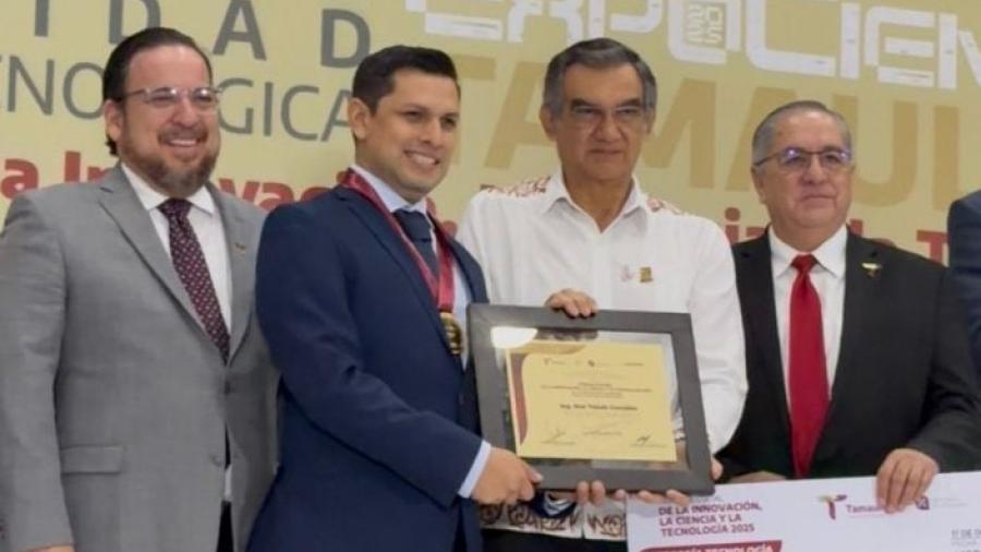 Reconoce UTM a docente por ganar Premio Estatal de Innovación, Ciencia y Tecnología 2025