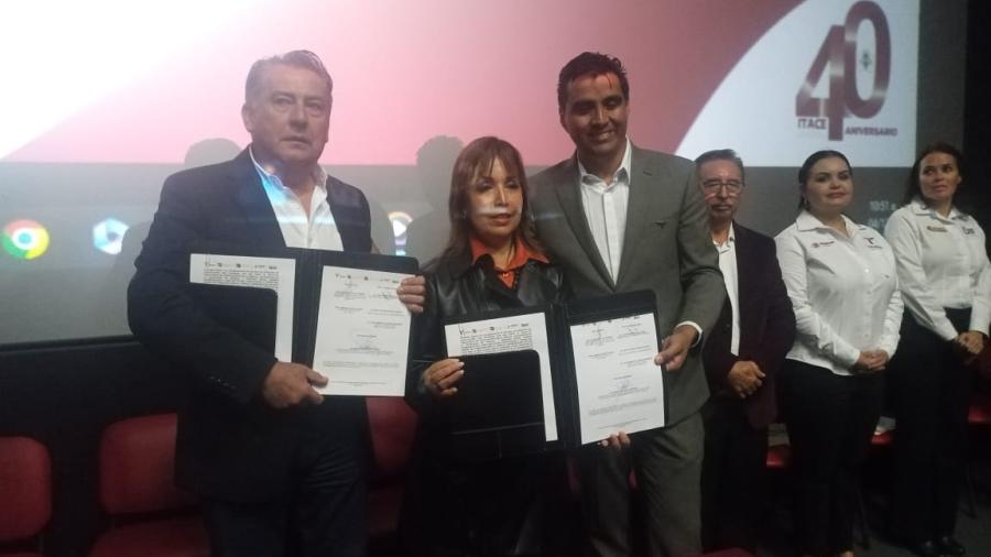 Firman convenio Subsecretaría De Transporte Público e Instituto Tamaulipeco de Capacitación para el Empleo
