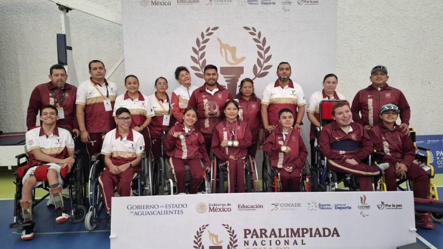 Tamaulipas cierra participación en boccia y paranatación con 16 medallas en la Paralimpiada Nacional 2025