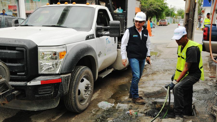 Realizan obra de saneamiento SEDUMA-CEAT