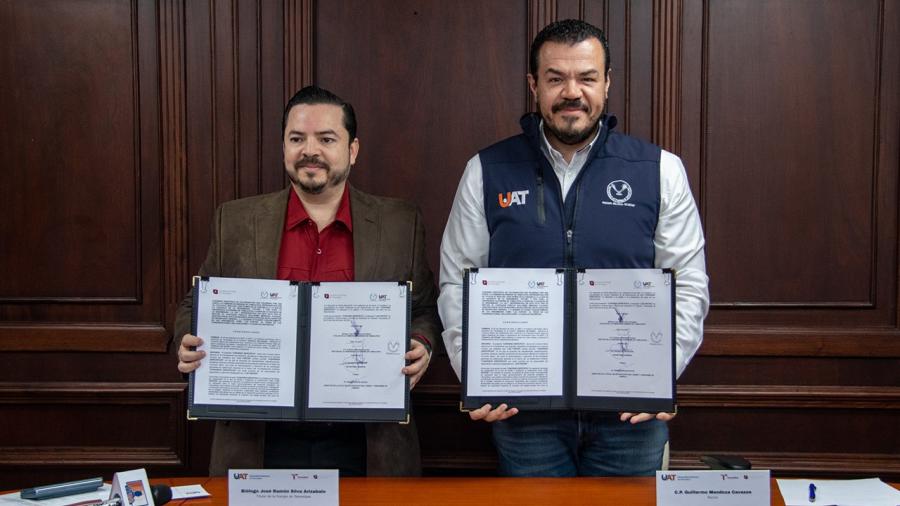 UAT y Comisión de Energía de Tamaulipas firman convenio de colaboración