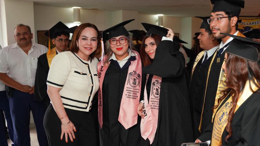 Carmen Lilia reafirma compromiso con la educación; anuncia resultados de beca “Juntos por la Titulación Profesional”
