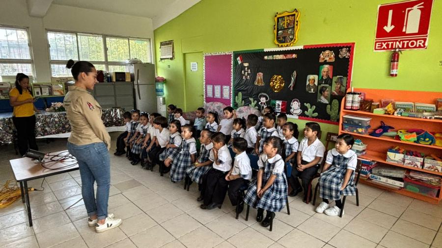 Impulsa Gobierno Municipal educación ambiental en el Jardín de Niños La Paz