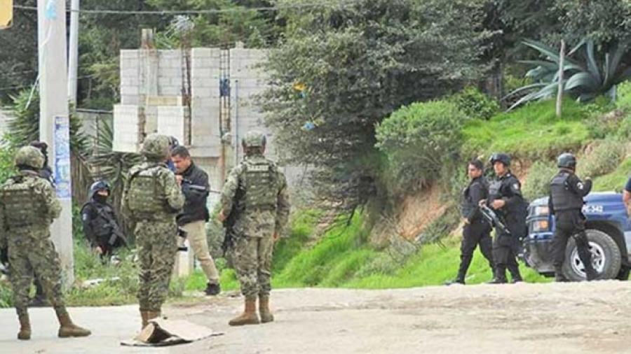 Enfrentamiento entre Marina y sicarios, deja 5 muertos