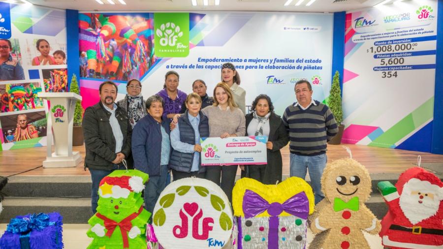 Promueve DIF Tamaulipas el auto-empleo para las familias de comunidades rurales 